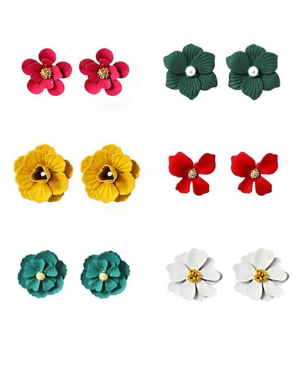Floral Stud Earrings