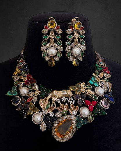 Meher Multicolour Statement Set