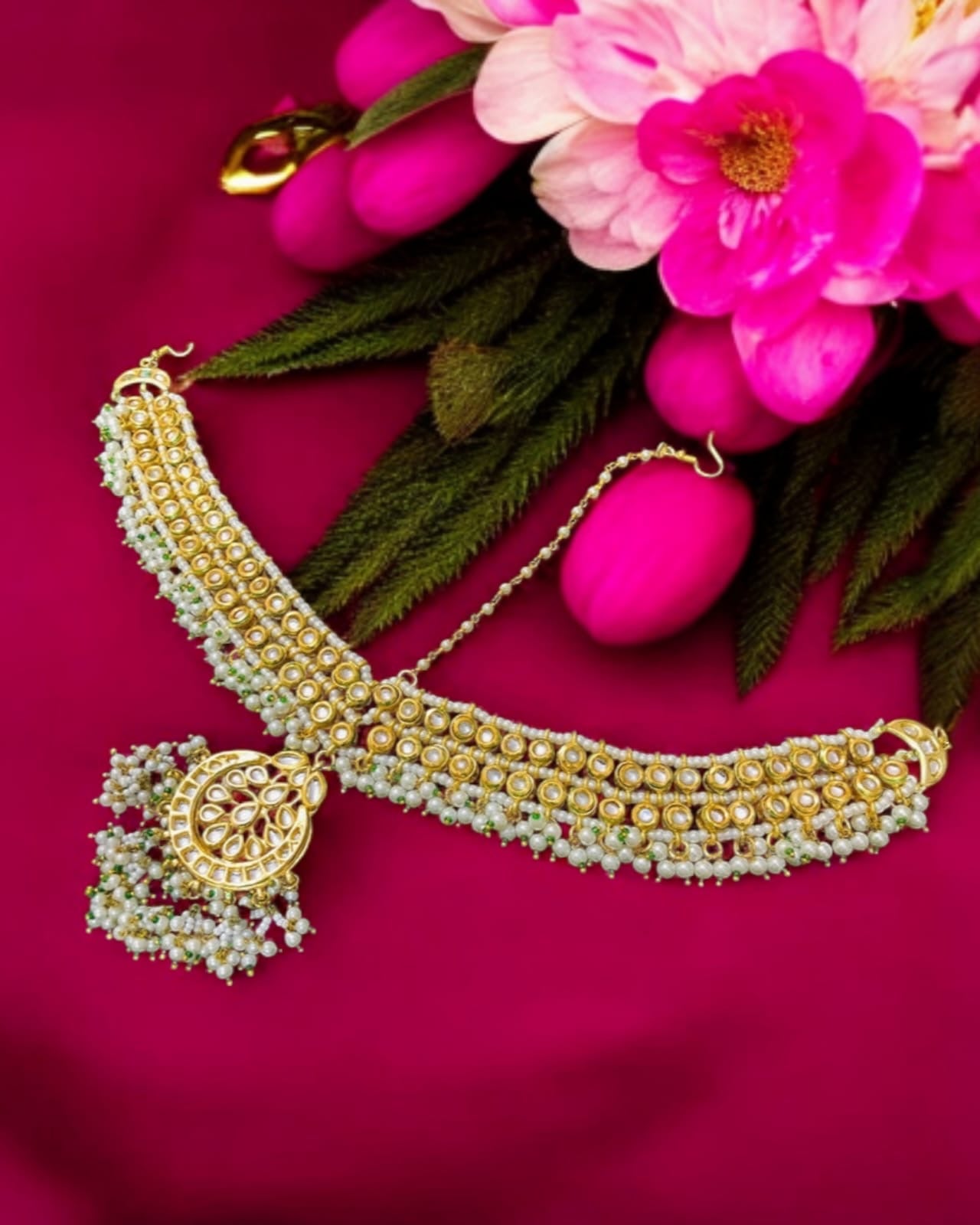 Perfect Kundan Sheeshphool