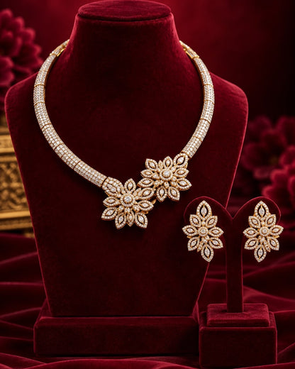 Floral Diamond Trendy Beauty