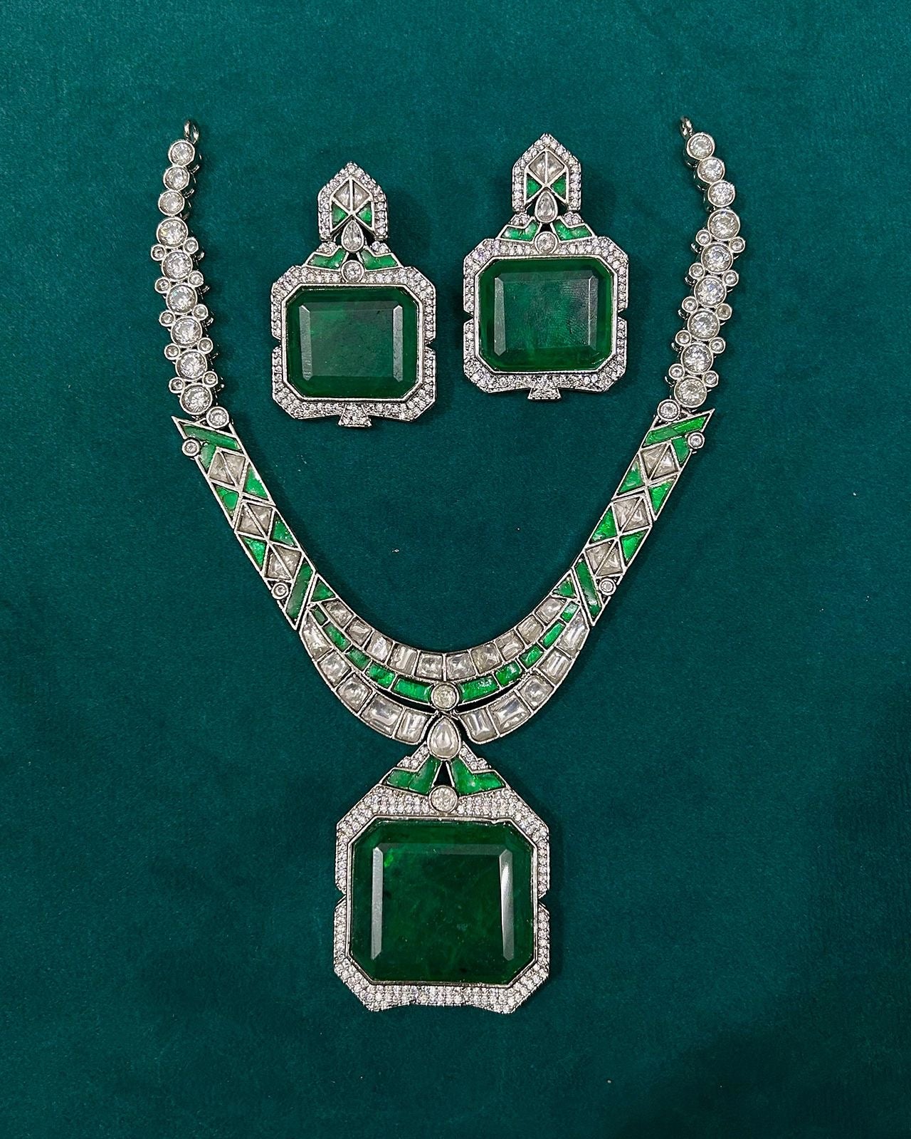 Priyanka Chopra Inspired Diamond Necklace set