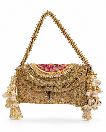 Classic Shimmer Clutch Potli bag