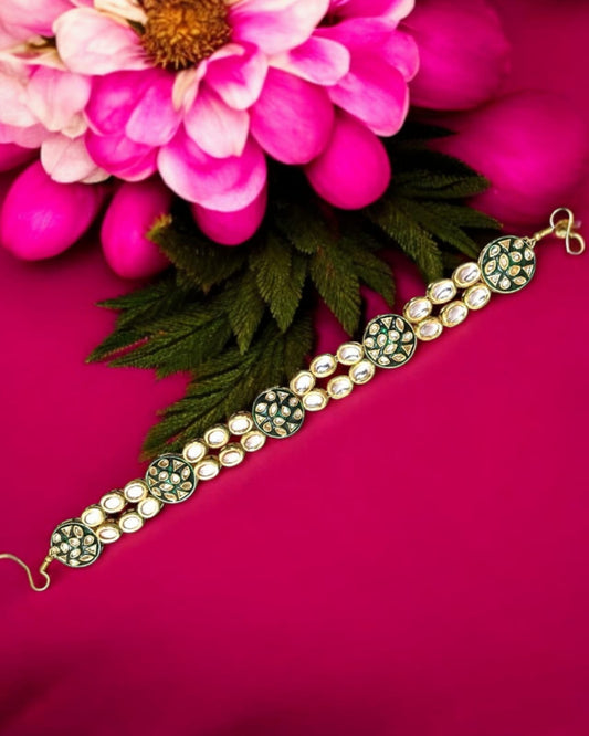Meenakari Kundan Sheeshphool