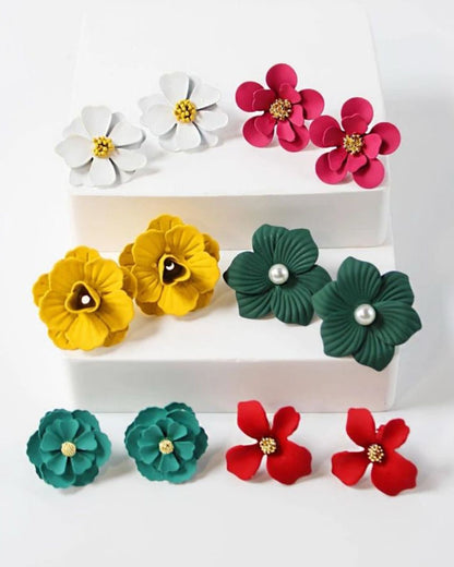 Floral Stud Earrings