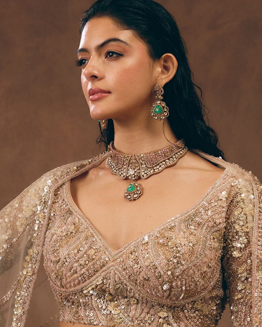 Designer Collar Style Necklace Set