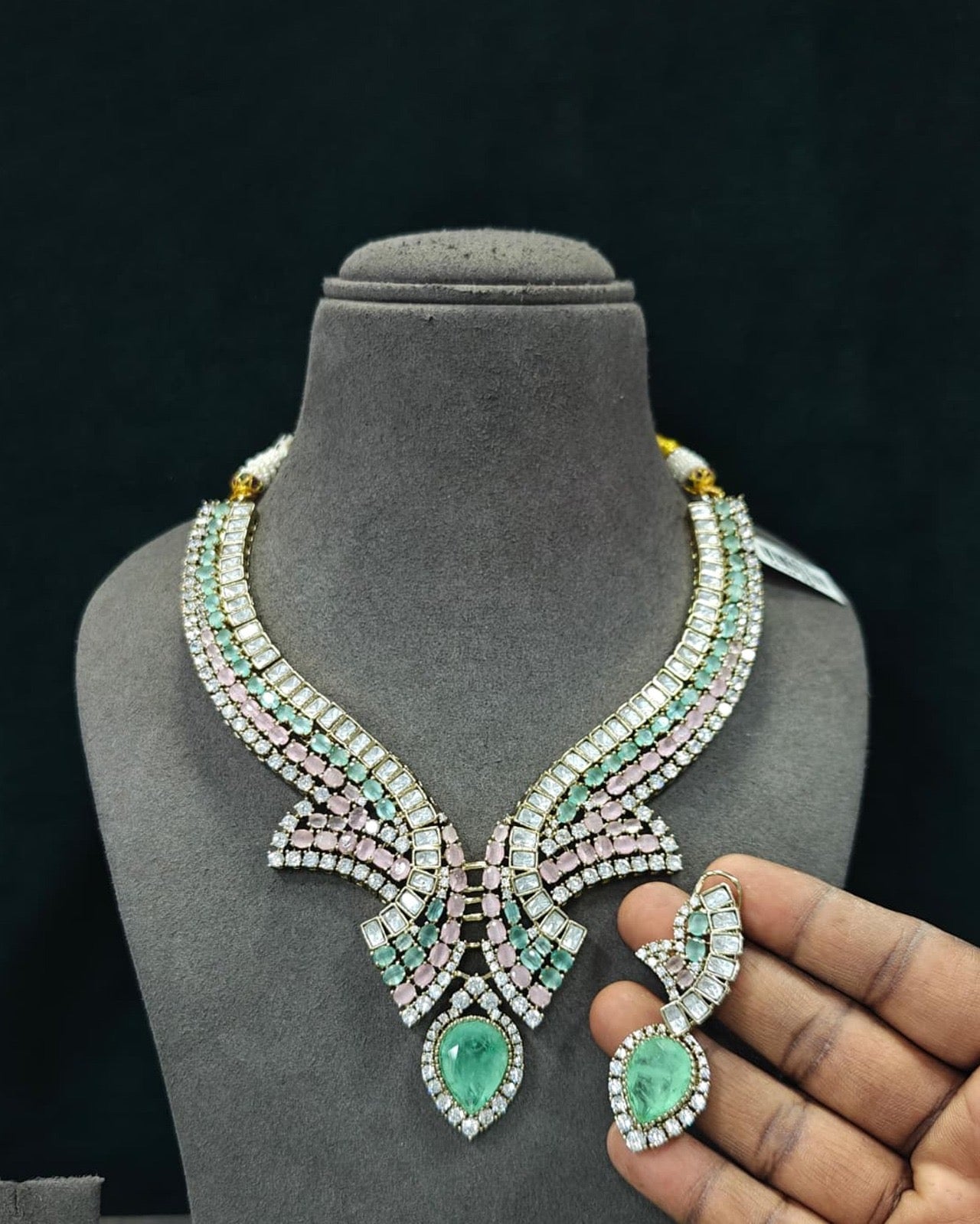 Luxe Diamond Statement Necklace