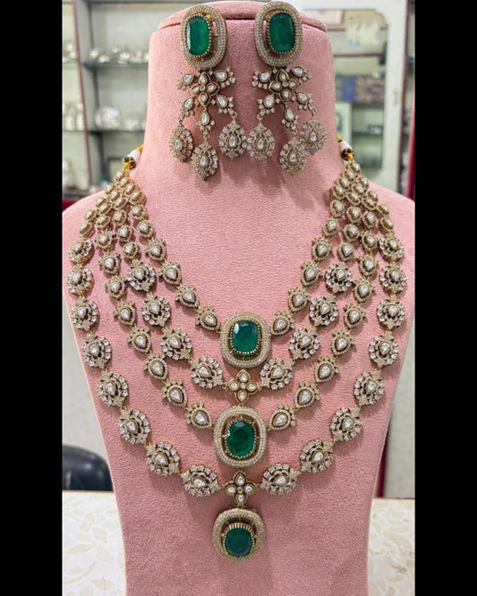 Layered  Bridal Necklace Set