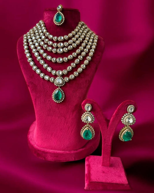 6 Layered Bridal Necklace Set
