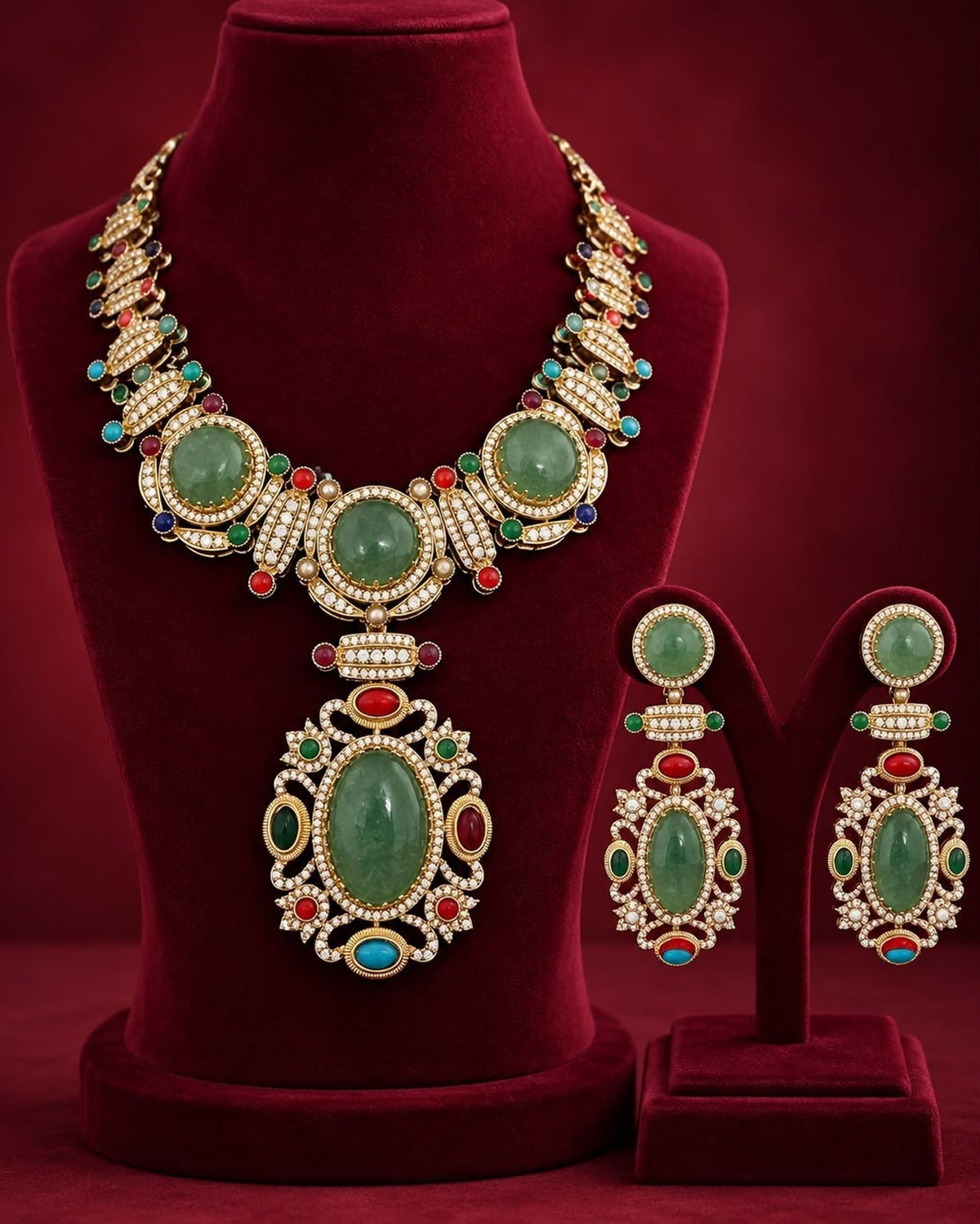 Royal Multicolour Stones Set