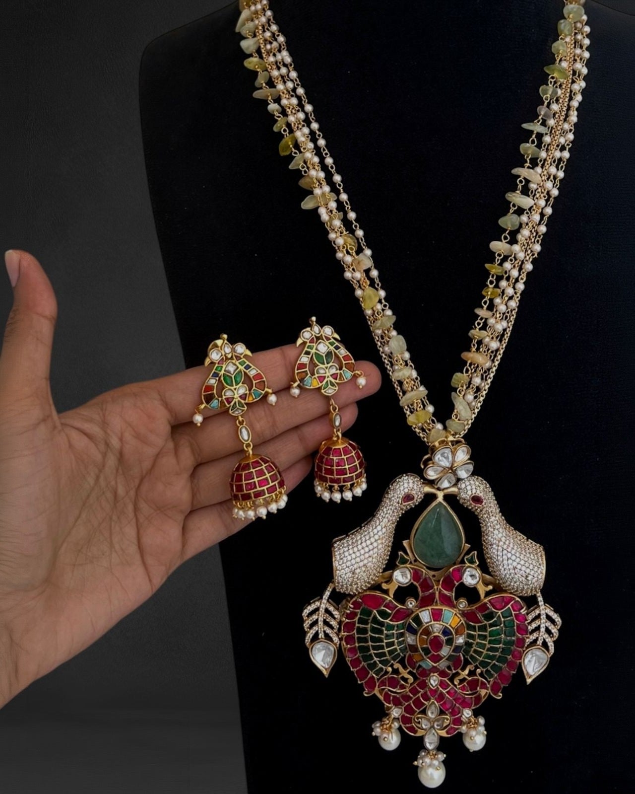 Royal  Kundan Pendant Set