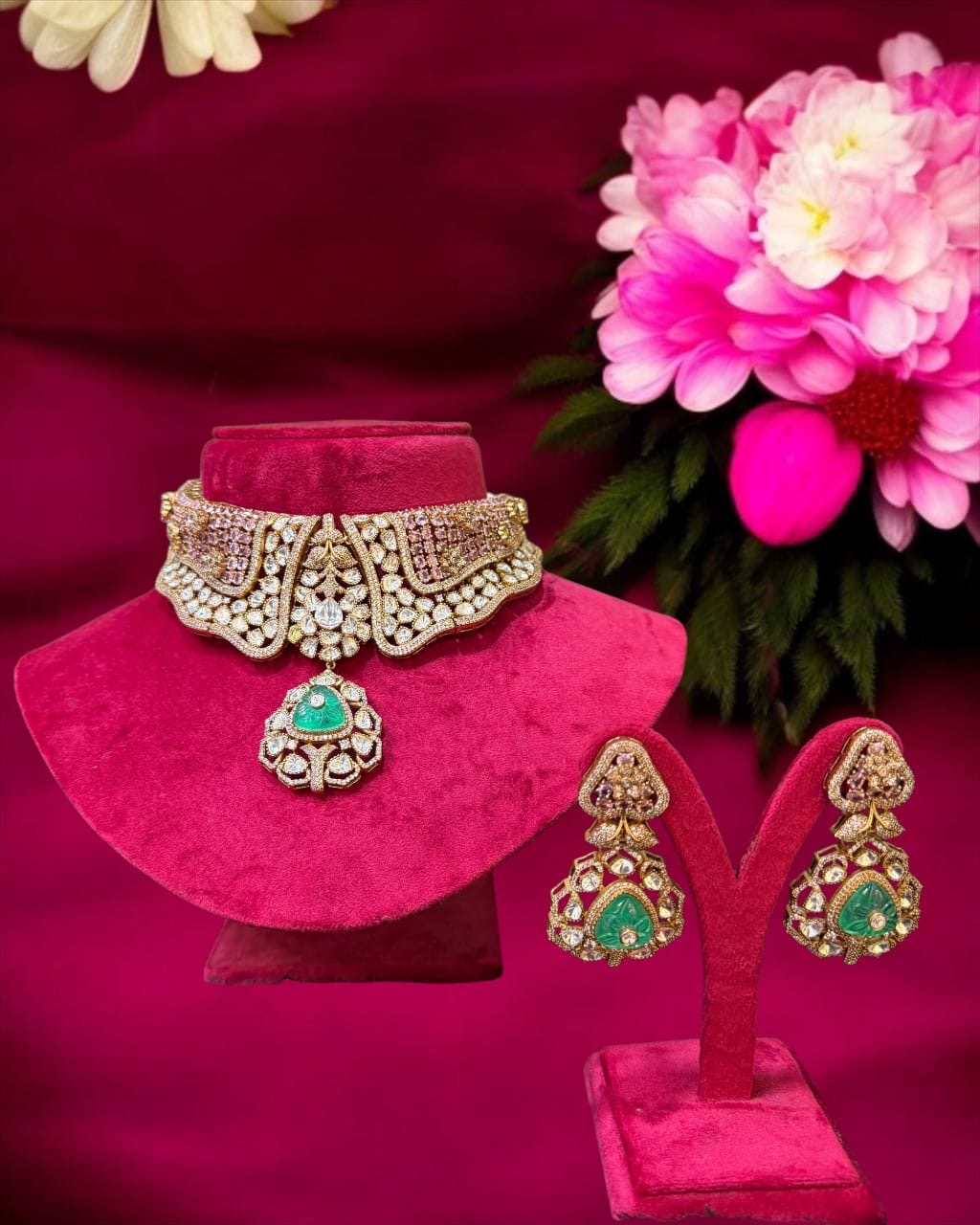 Designer Collar Style Necklace Set