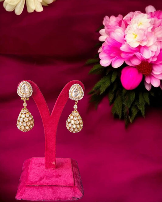 Polki Drop Earrings