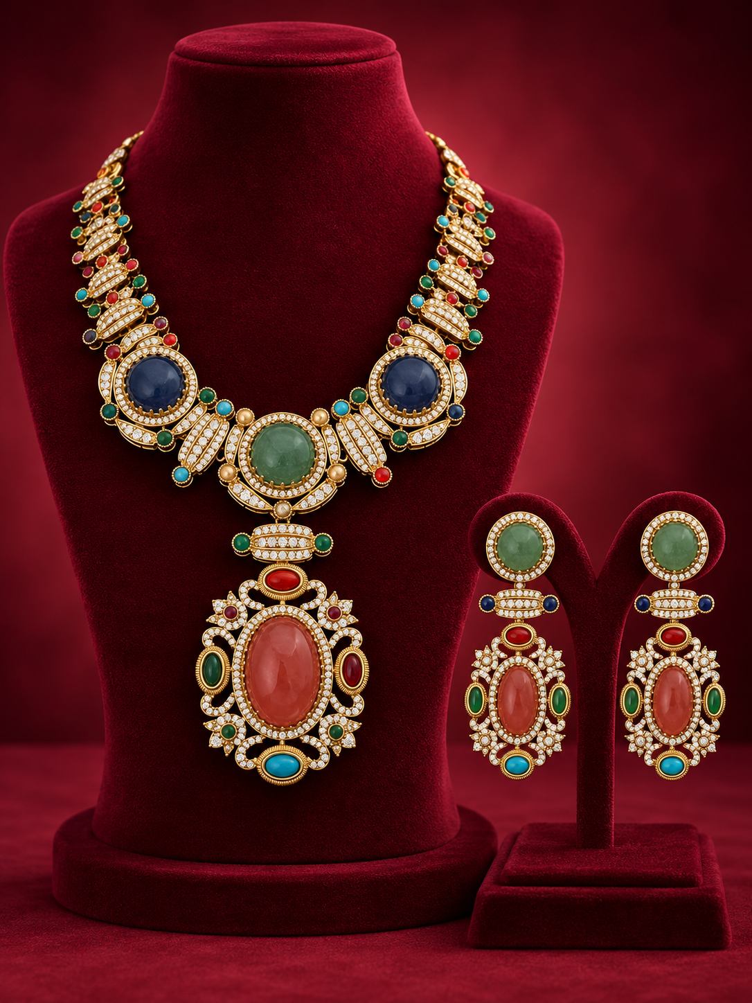 Royal Multicolour Stones Set