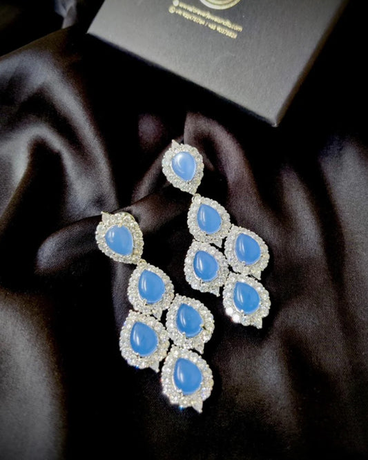 Sparkle Blue Earrings