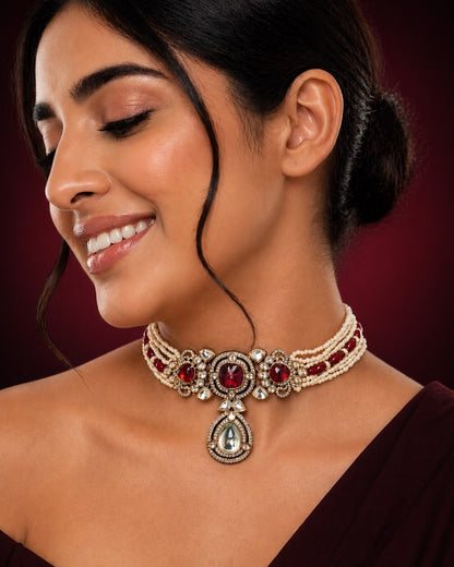 Sitaara Shine Kundan Choker