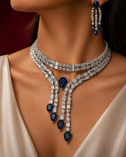 Luxe Statement Diamond Necklace