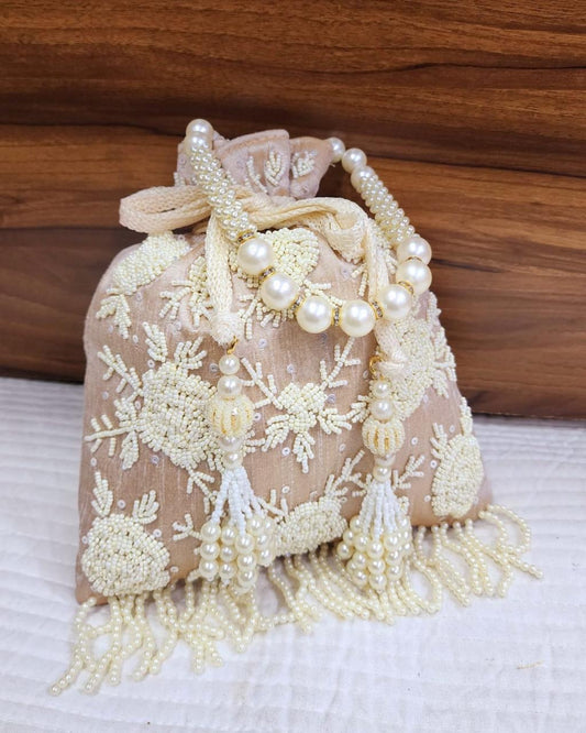 Embroidery Pearl Potlis