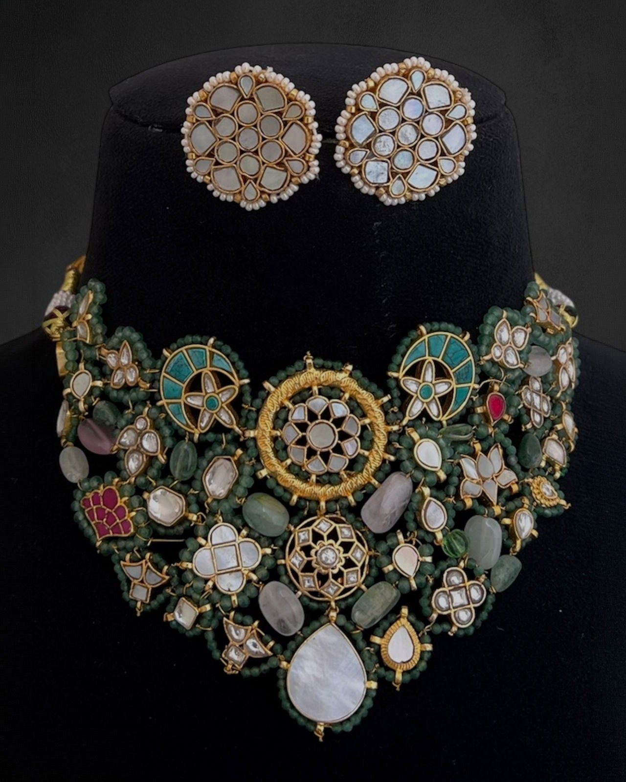 Royale Multicolour Necklace Set