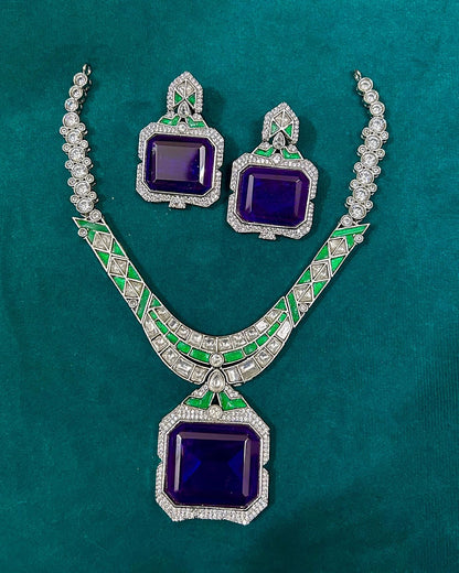 Priyanka Chopra Inspired Diamond Necklace set