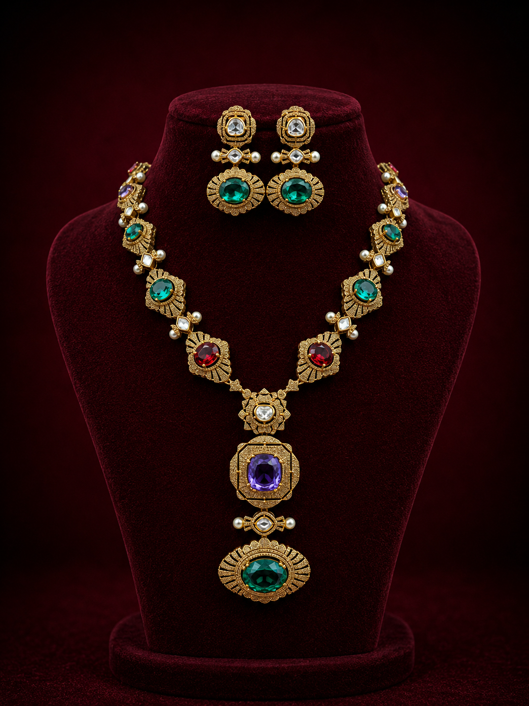 Royale Long Necklace Set