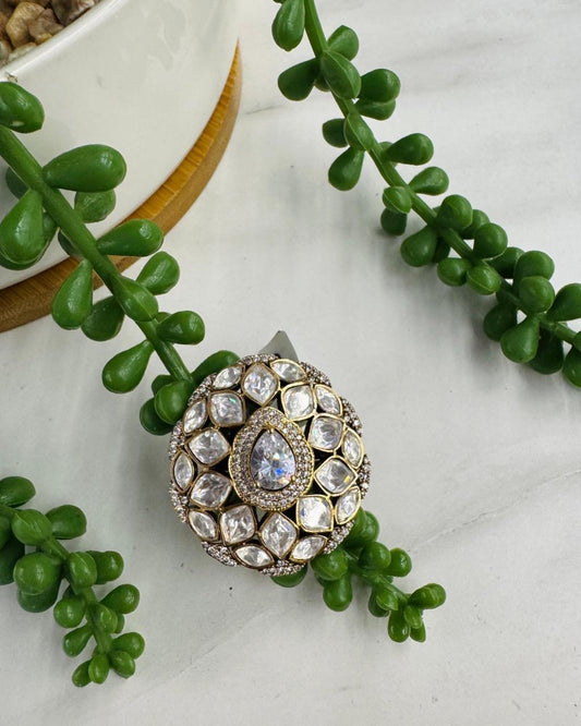 Shining Polki Ring