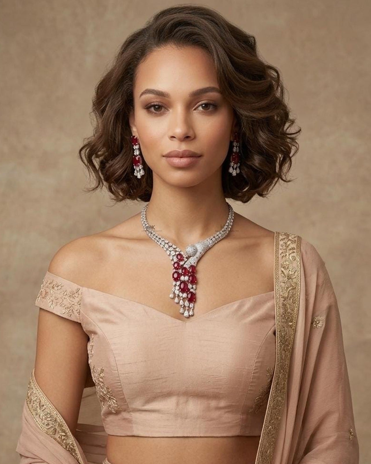 Luxe Diamond Drop Necklace