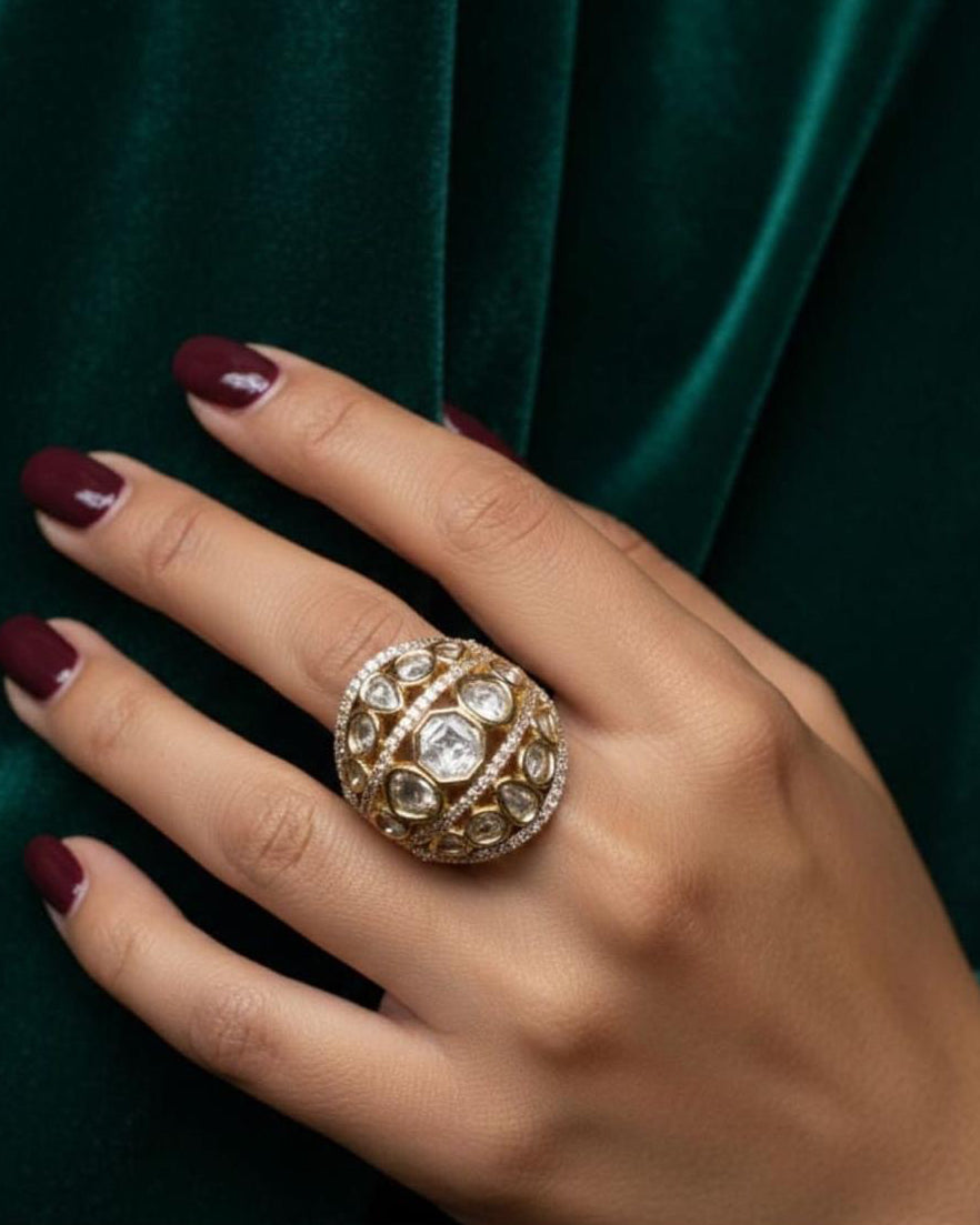 Kundan Beauty Ring