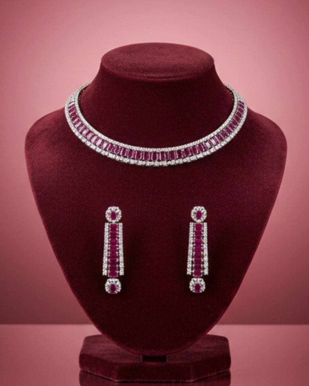 Red Radiance Diamond Necklace
