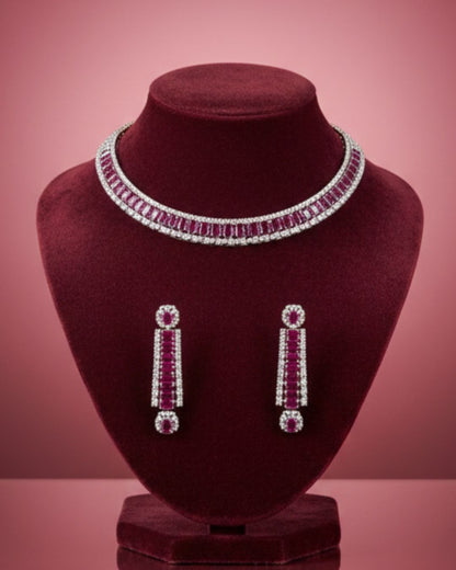 Red Radiance Diamond Necklace