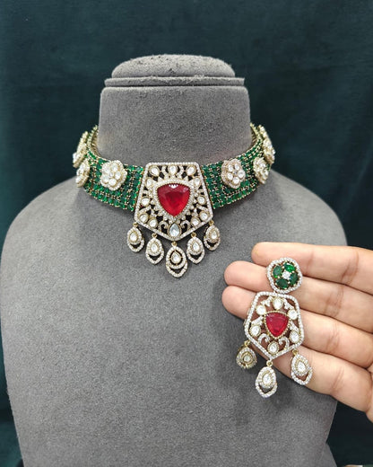 Beautiful Bloom Choker Necklace Set