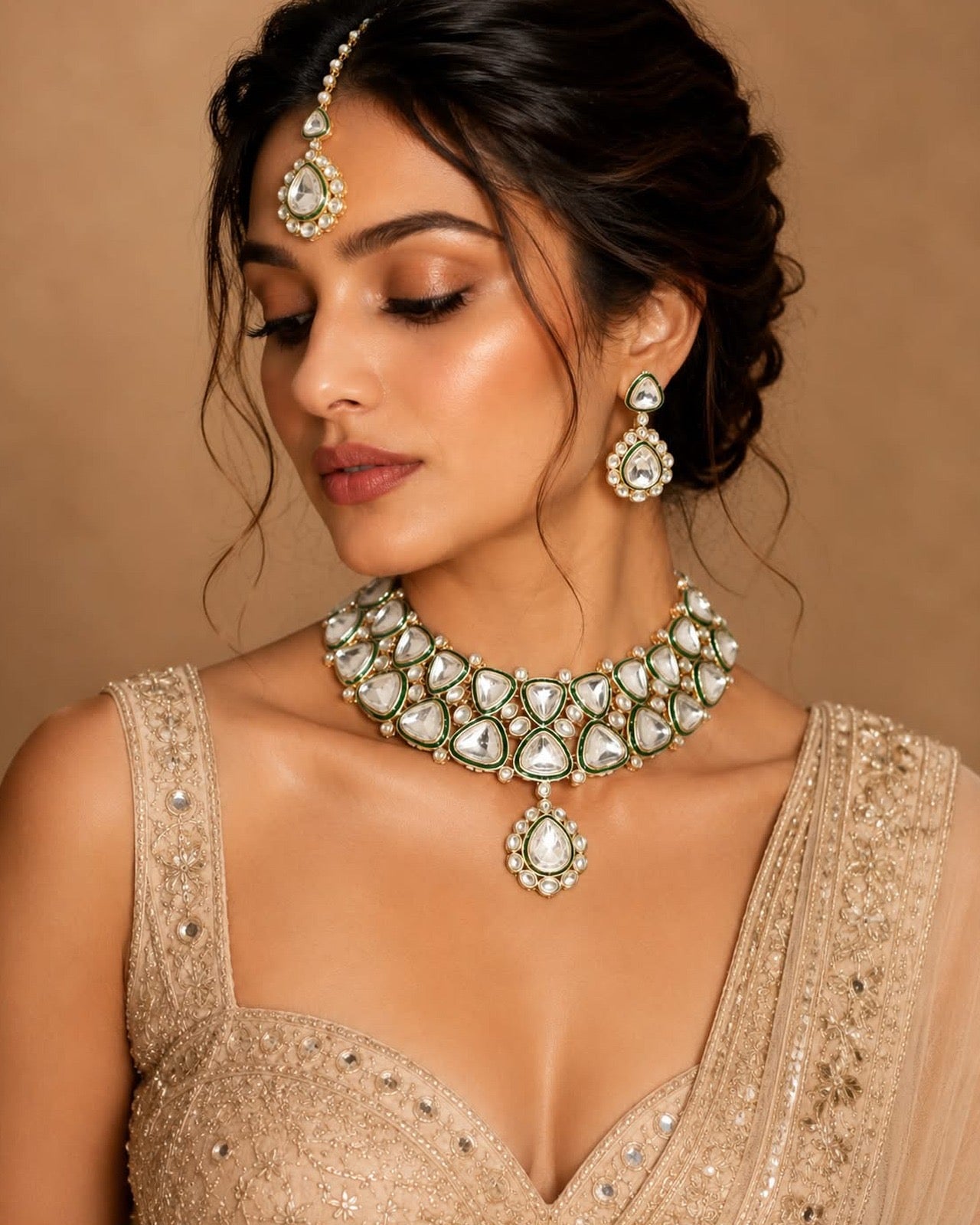 Kundan Necklace Set