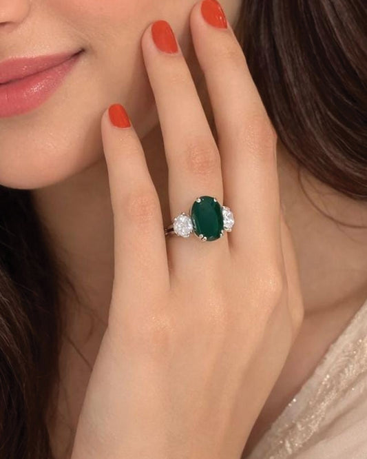 Emerald Diamond Ring