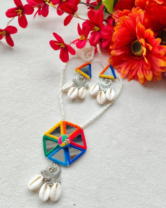 Shell Colorful Necklace set