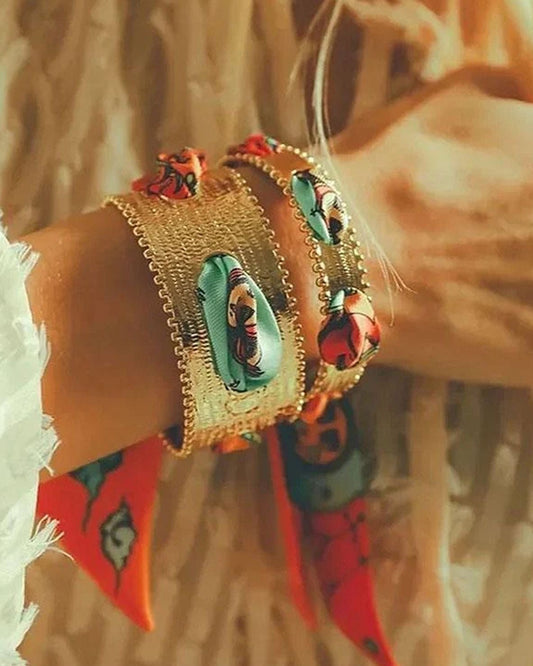 Scarf Cuff Bracelet