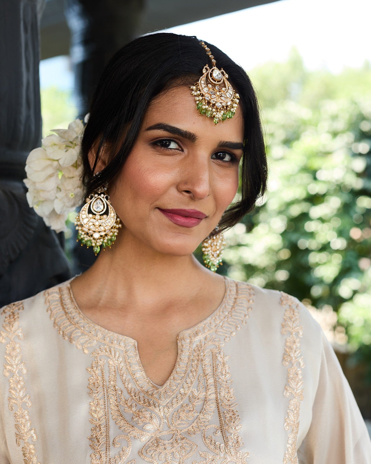 Kundan Choker Bridal Necklace Set