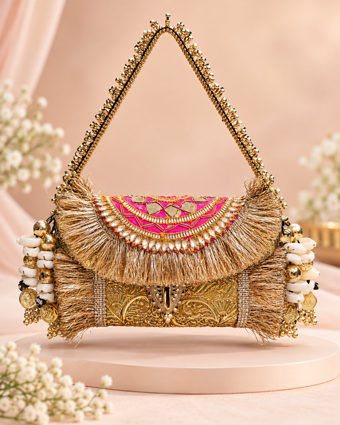 Classic Shimmer Clutch Potli bag