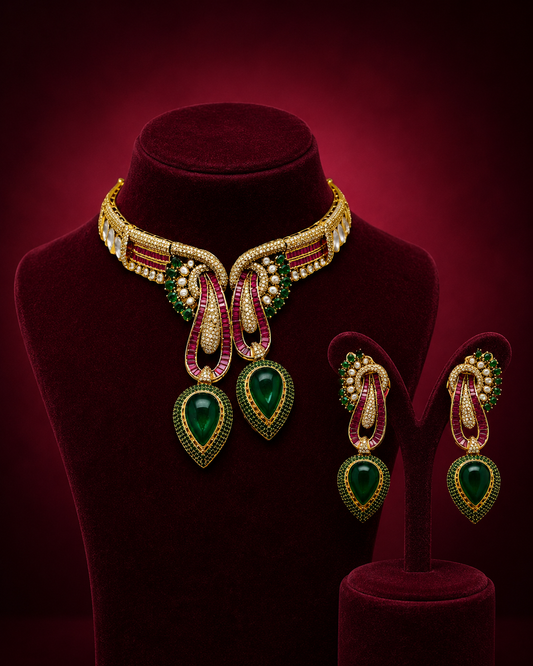 Ravishing Ruby  Emerald Royale Set