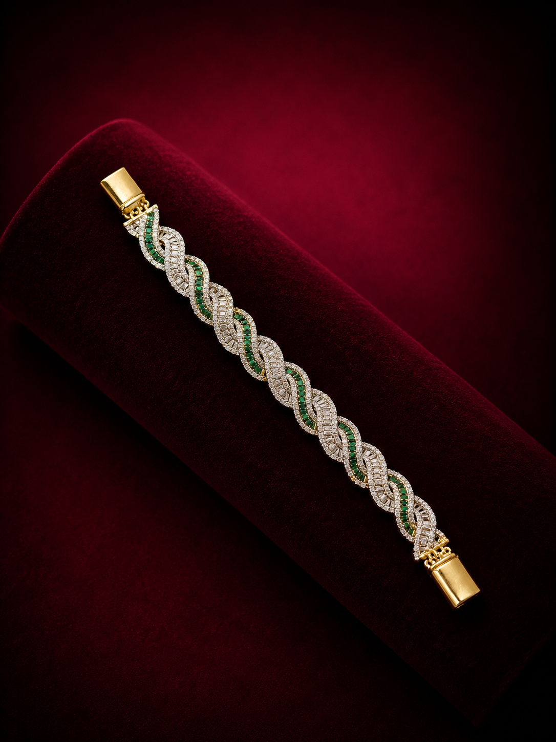 Twisted Diamond Tennis Bracelet