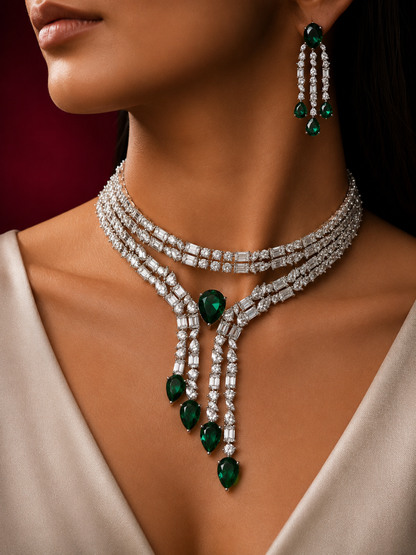 Luxe Statement Diamond Necklace