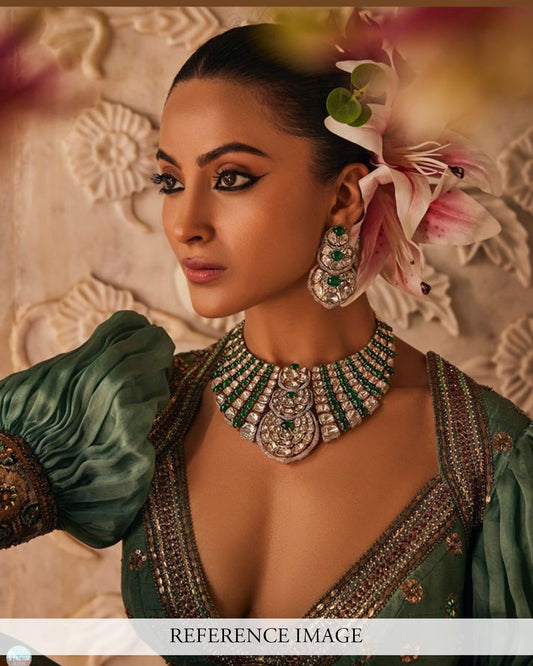 Elegant Polki Necklace Set