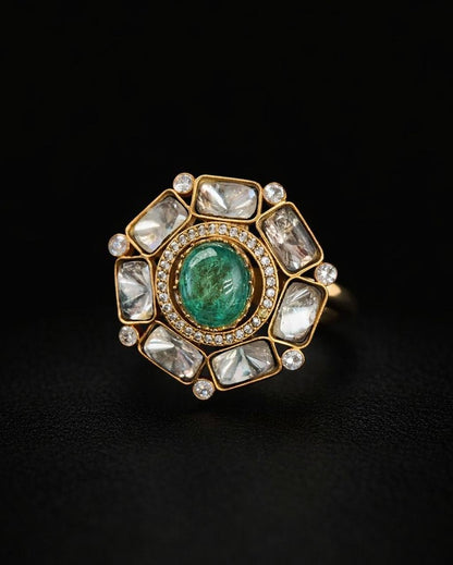 Kundan Statement Ring