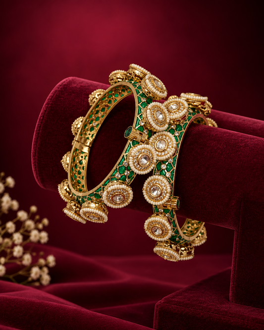 Polki Royale Kundan Bangle