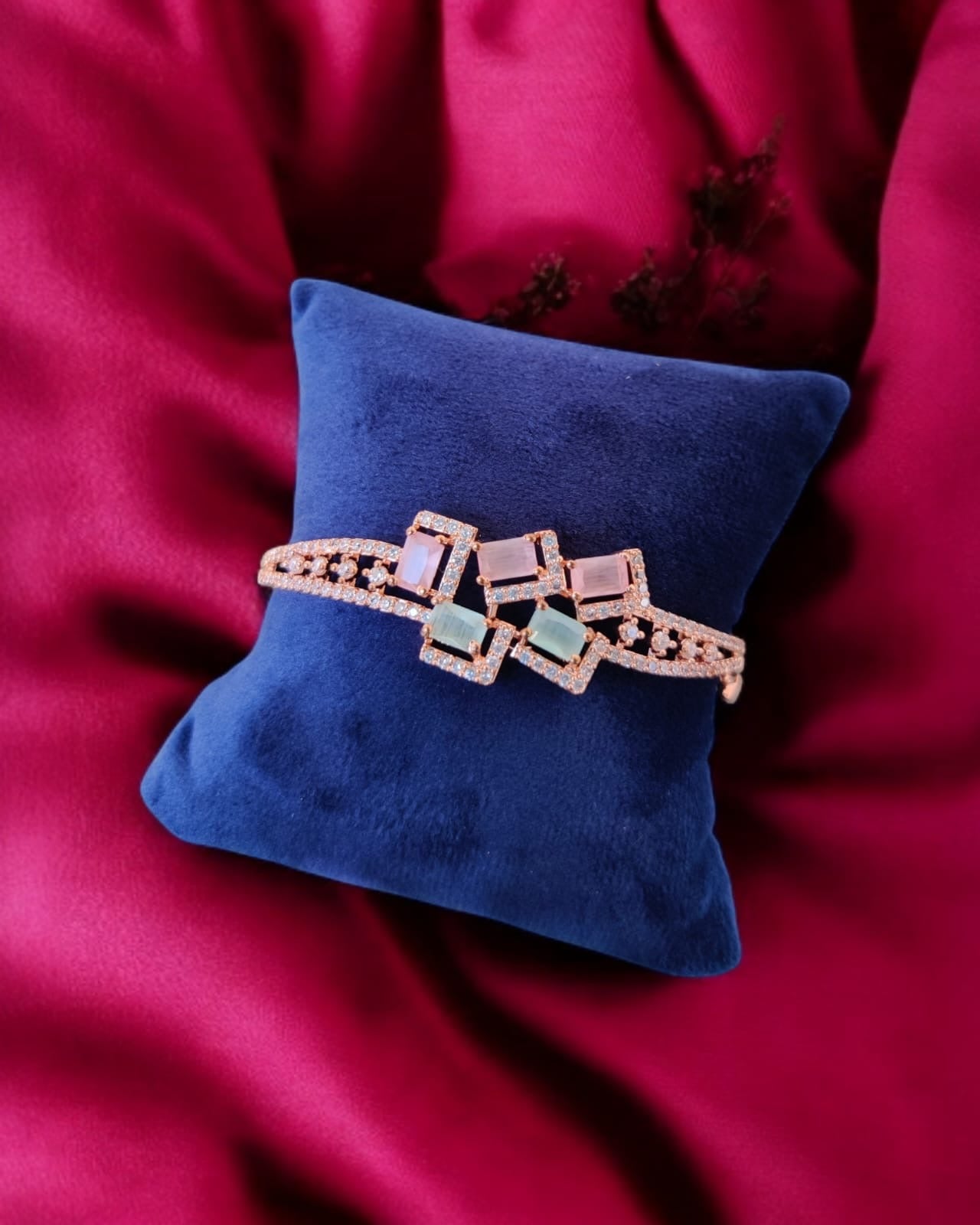 Cubic Rose Gold Bracelet