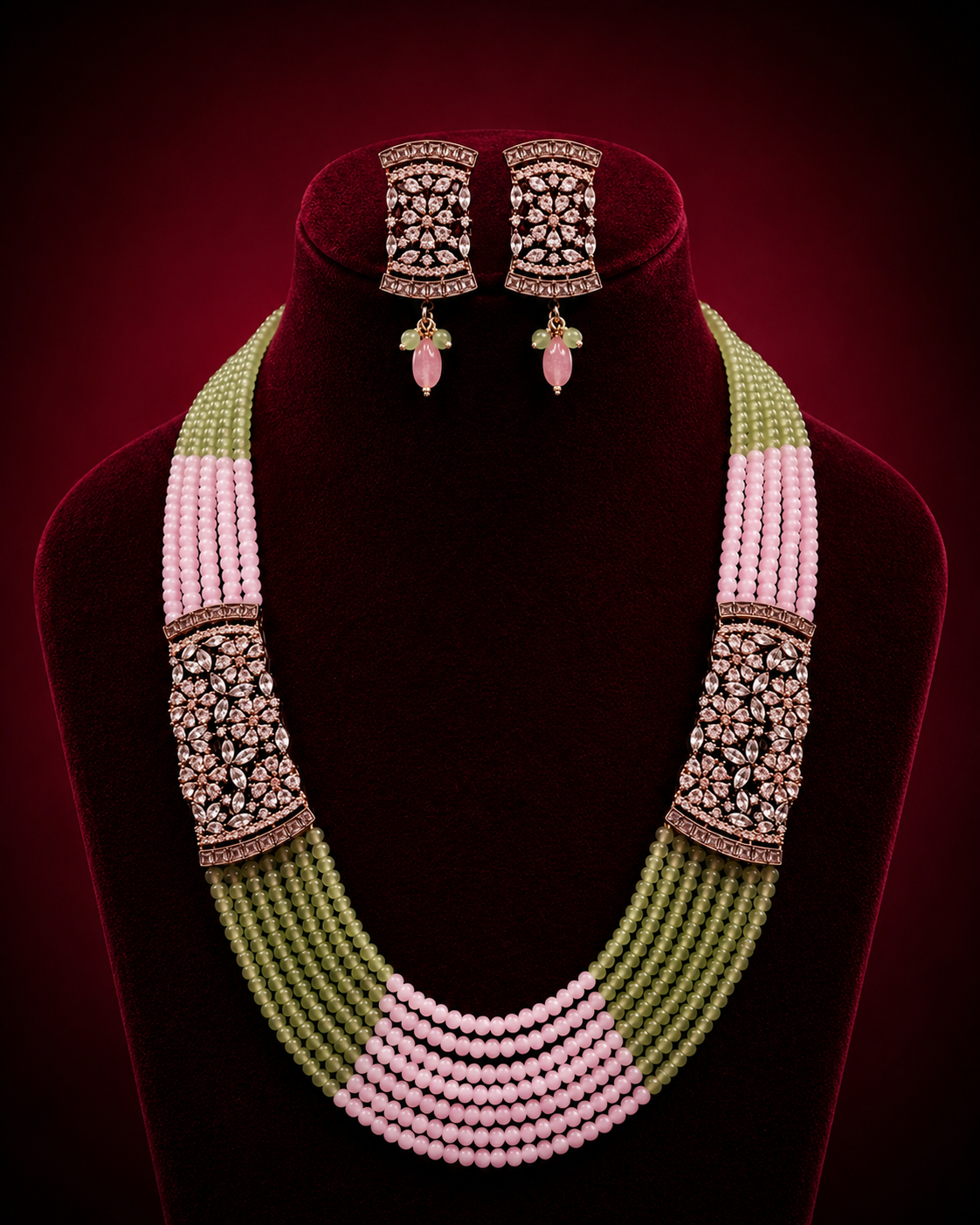 Designer Beaded Necklace Set