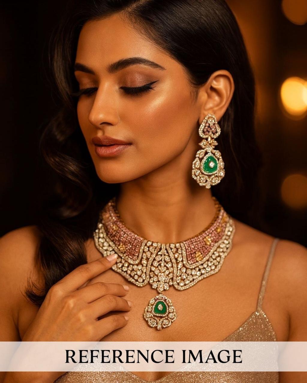 Designer Collar Style Necklace Set