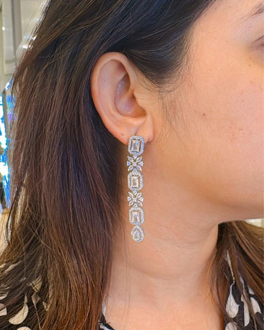 Diamond Teardrop Earrings