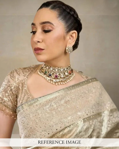 Multicolour Kundan Necklace Set