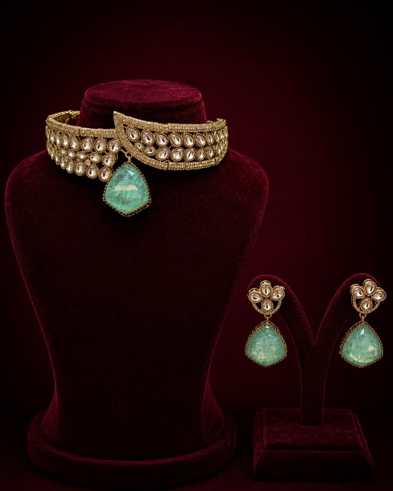 Moissanite Polki Beauty Jewelry For Elegant Outfits Sustainable Luxury At An Affordable Price