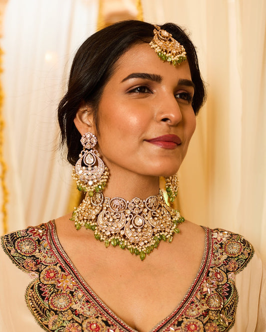 Kundan Choker Bridal Necklace Set