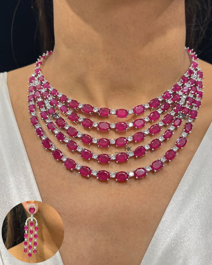 Statement  Layered Diamond Beauty